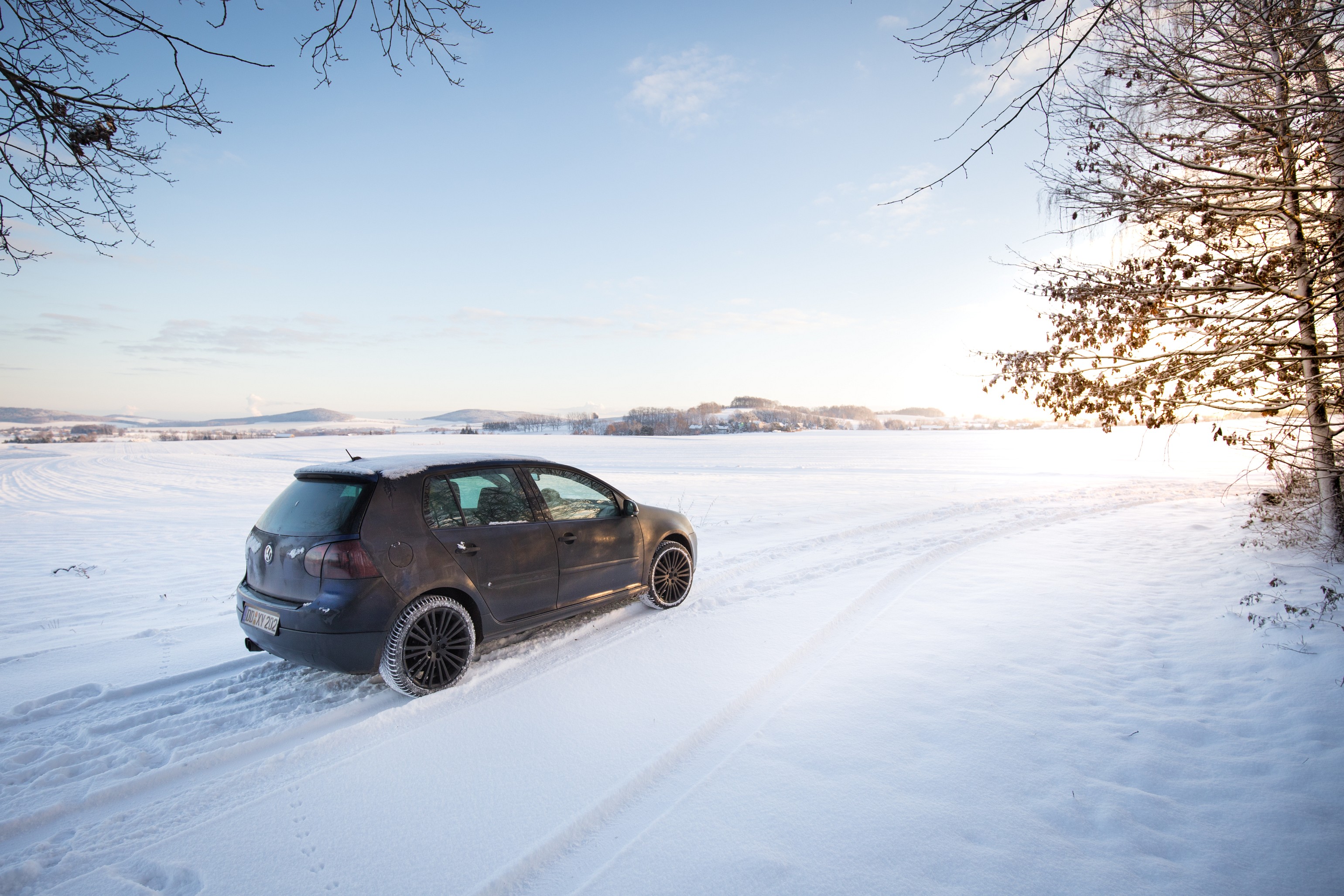 Bridgestone DriveGuard Winterreifentest Neuschnee 4