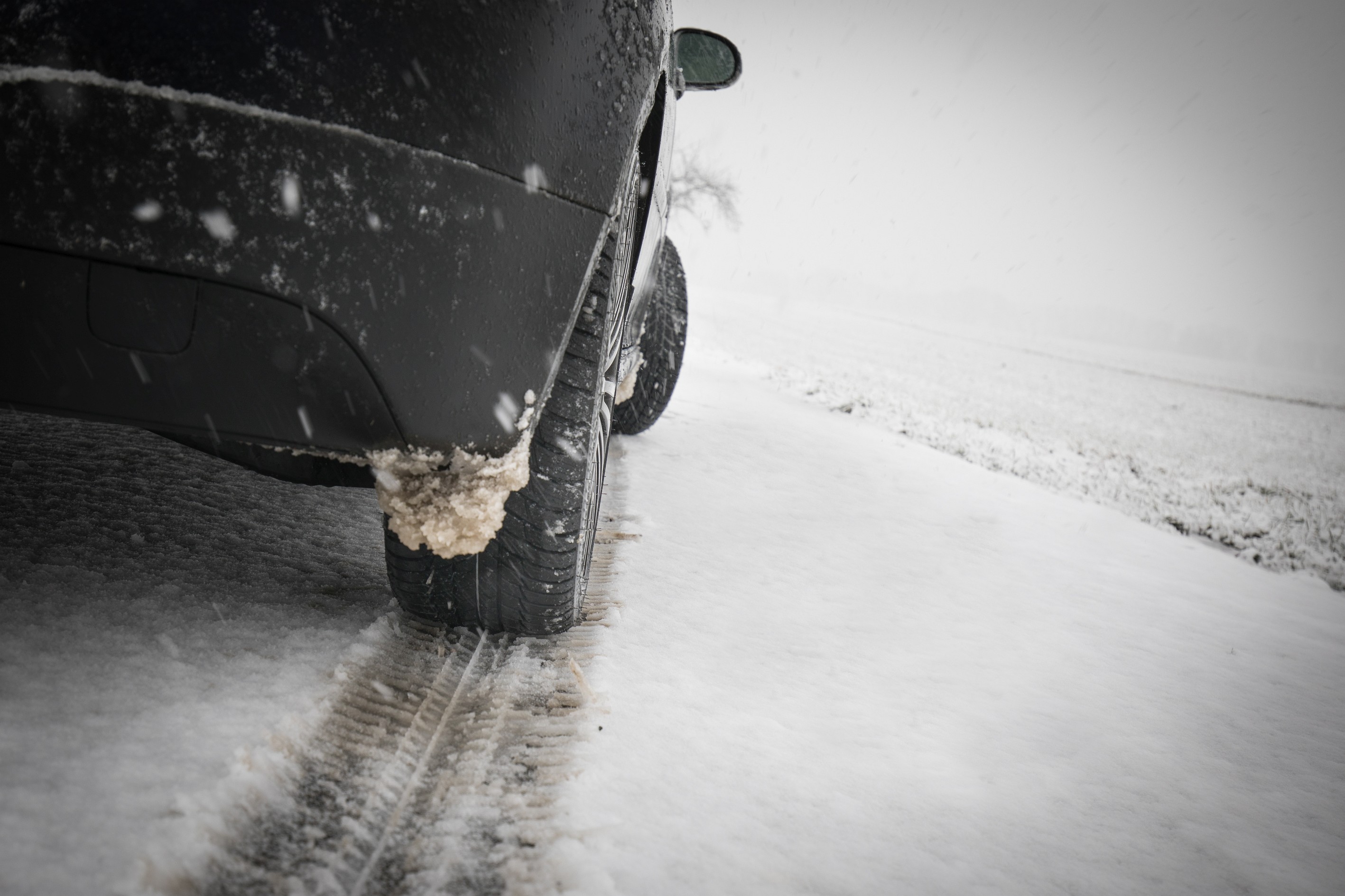 Bridgestone DriveGuard Winterreifentest Schneematsch 2